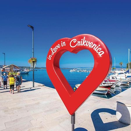 Nice Apartment In Crikvenica With House Sea View Екстер'єр фото