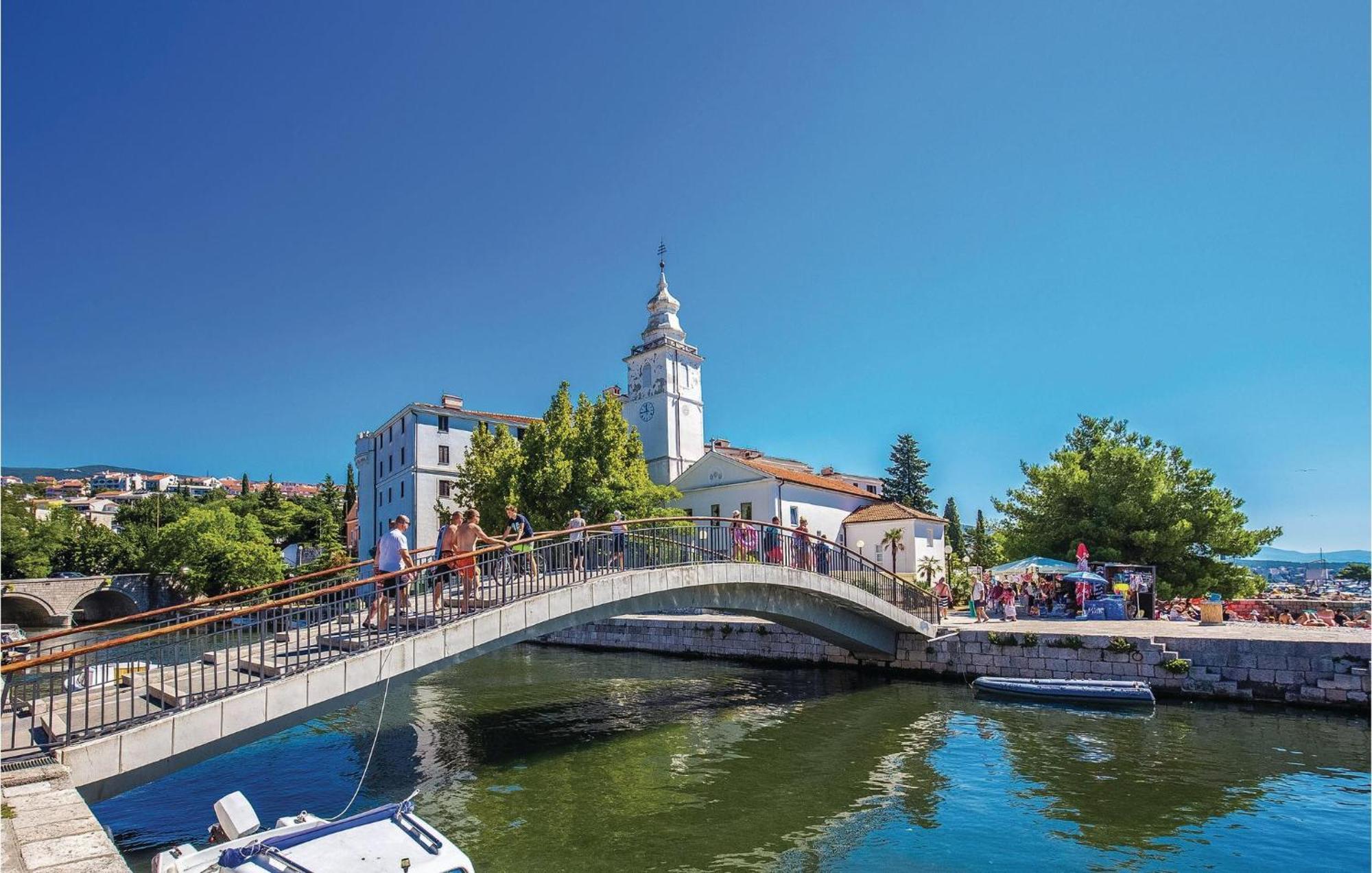 Nice Apartment In Crikvenica With House Sea View Екстер'єр фото