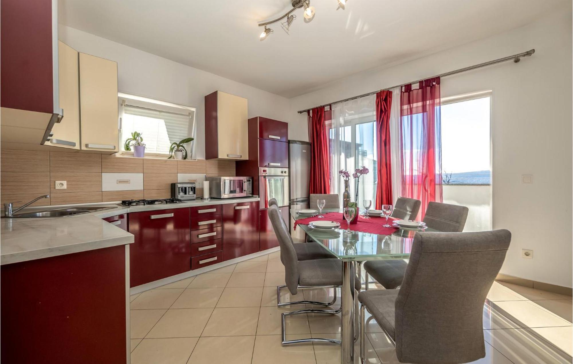 Nice Apartment In Crikvenica With House Sea View Екстер'єр фото