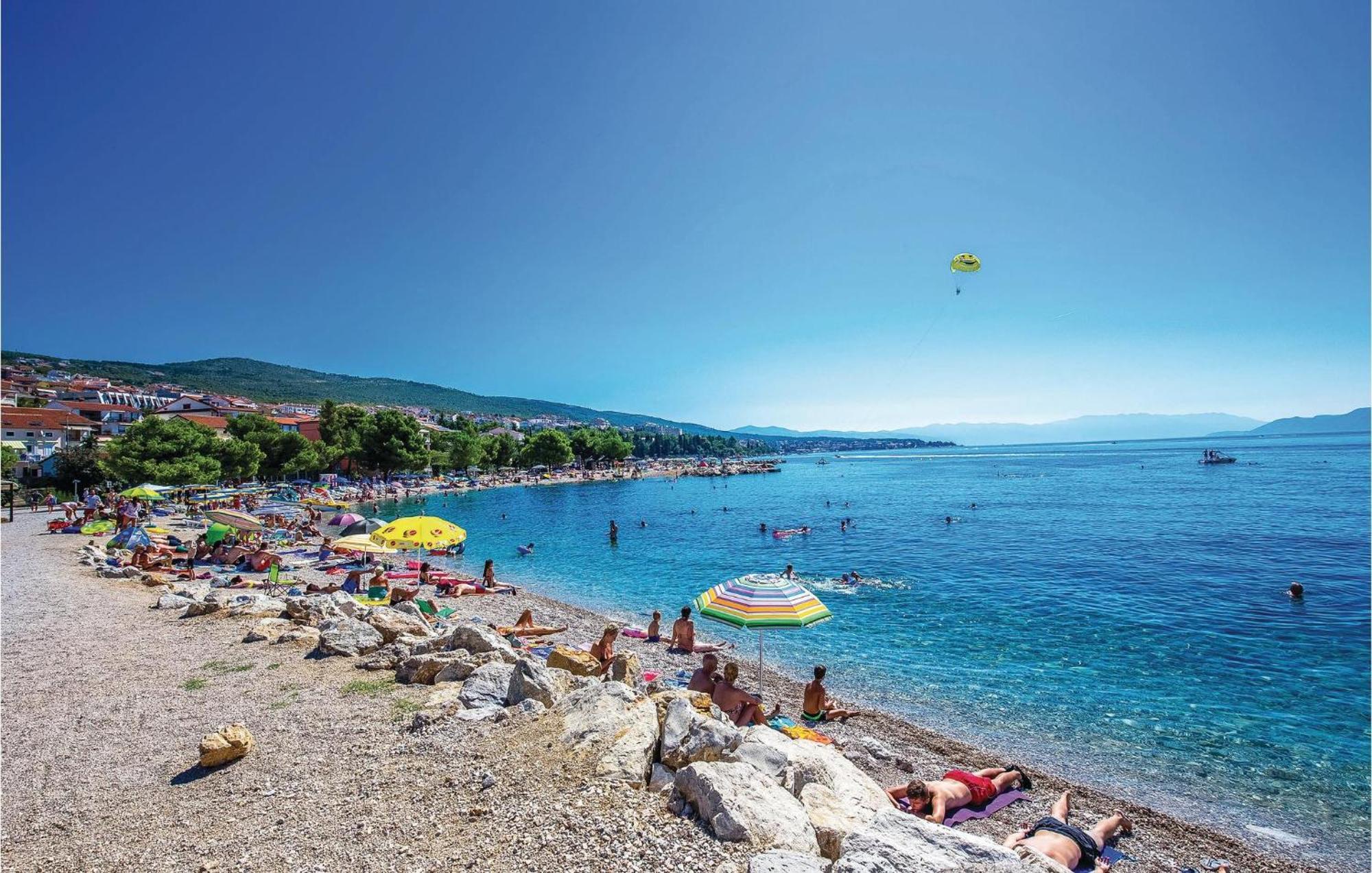 Nice Apartment In Crikvenica With House Sea View Екстер'єр фото
