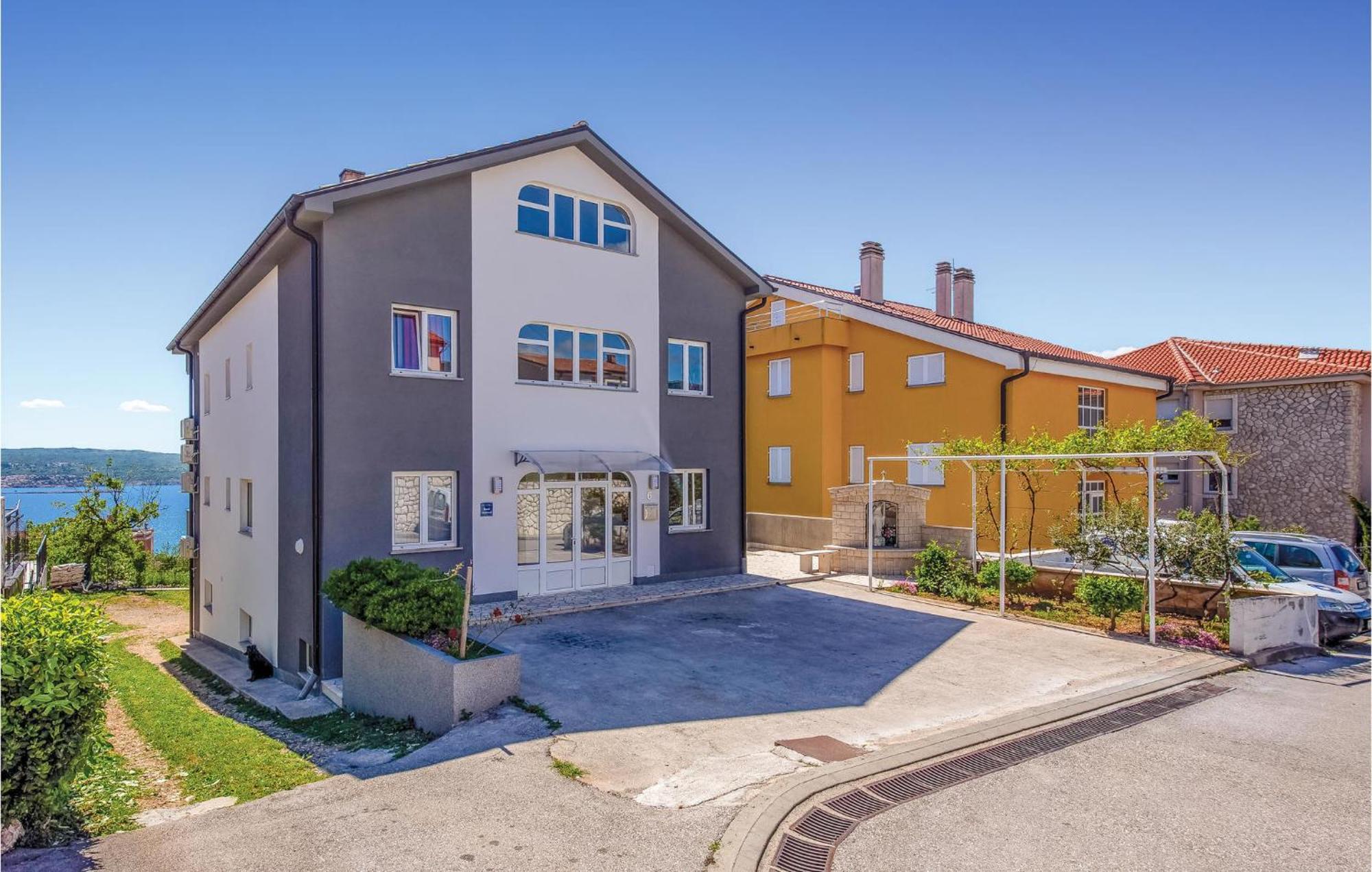 Nice Apartment In Crikvenica With House Sea View Екстер'єр фото